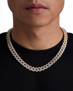 ICEMAN - 12mm キューバネックレス (18K Gold)