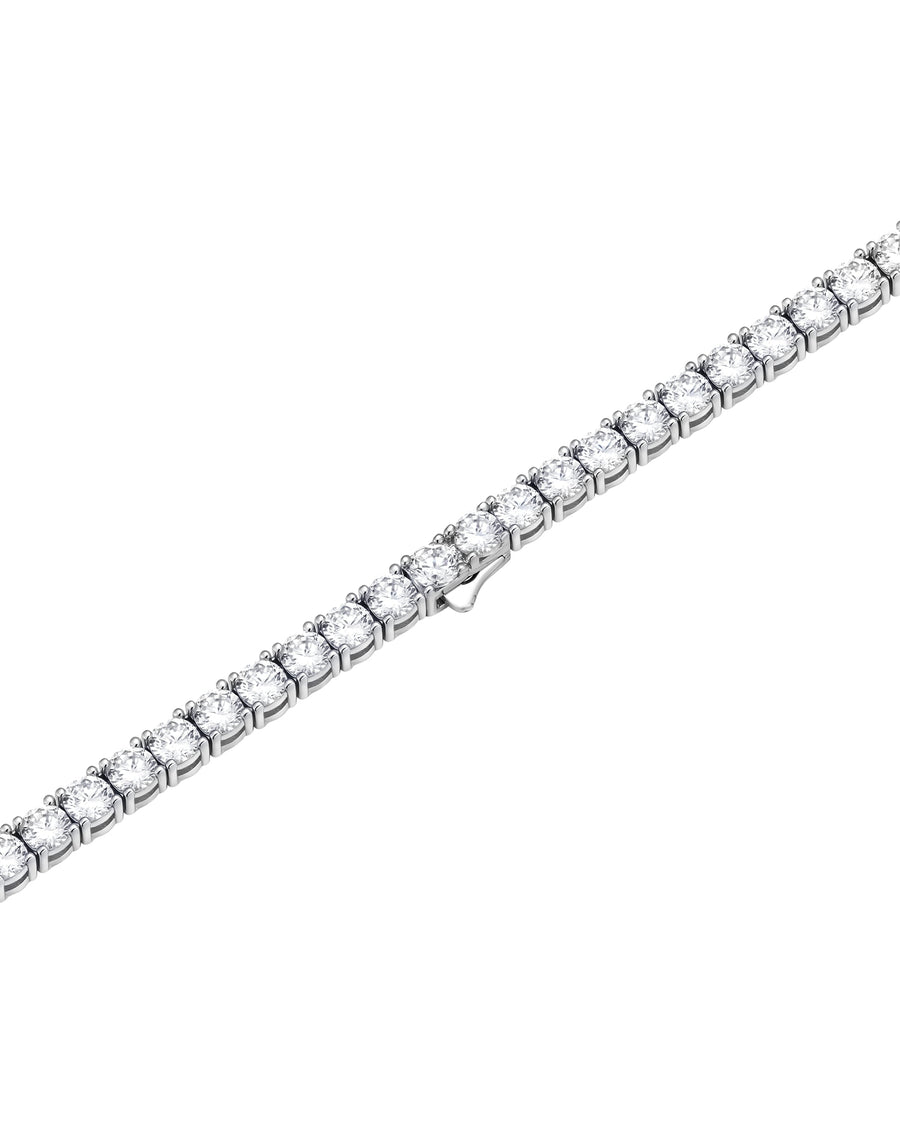 ICE SPARKLER - 4mm Tennis ネックレス (White Gold)