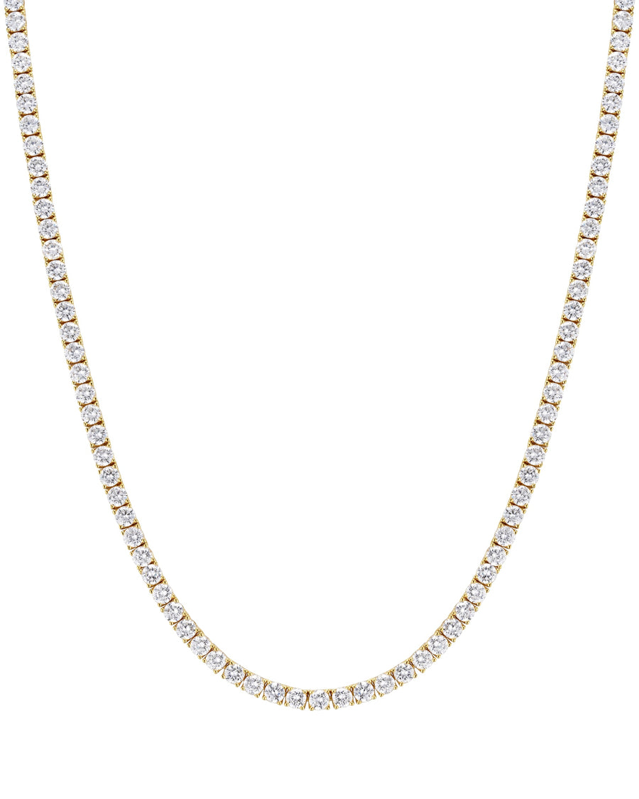 ICE SPARKLER - 4mm Tennis ネックレス (18K Gold)