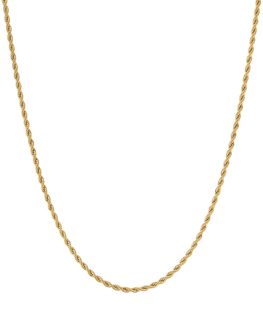 THE ROPE  - 3mm ロープネックレス (18K Gold)
