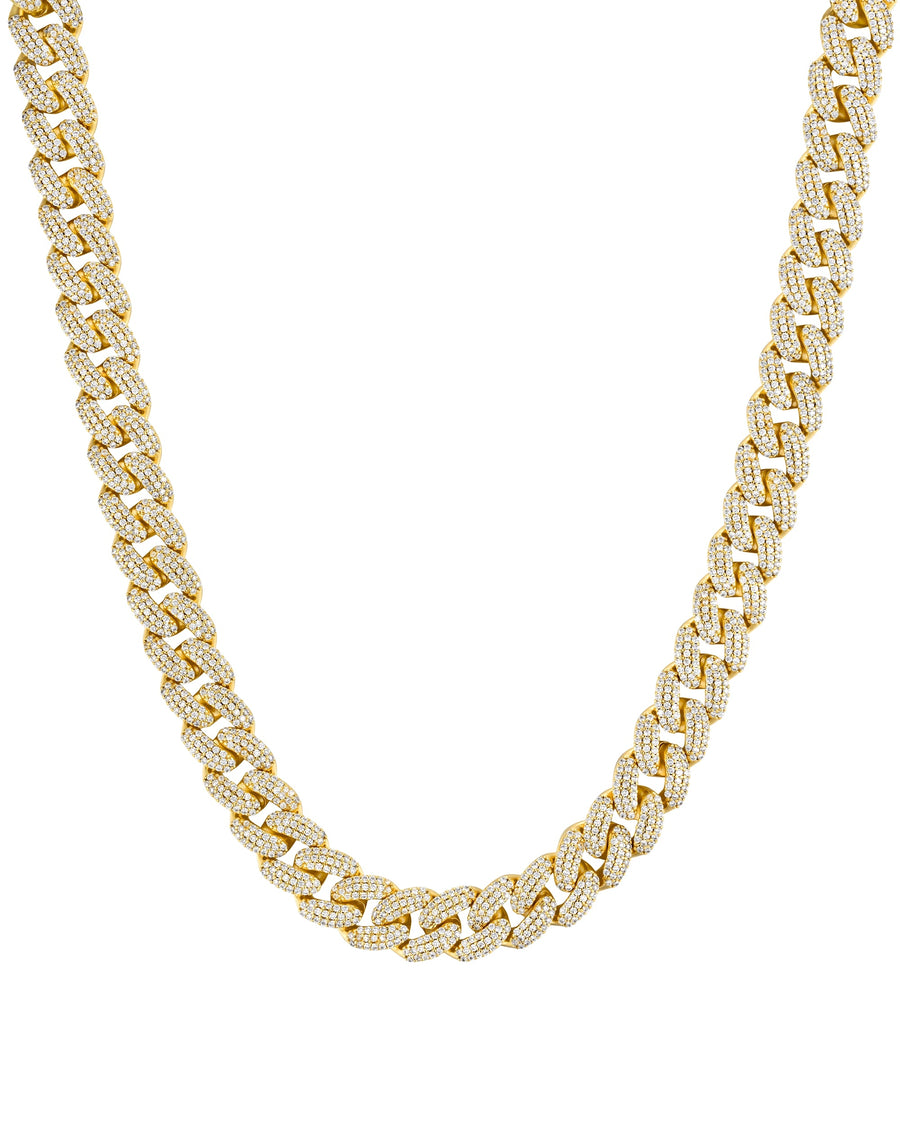 ICEMAN - 12mm キューバネックレス (18K Gold)