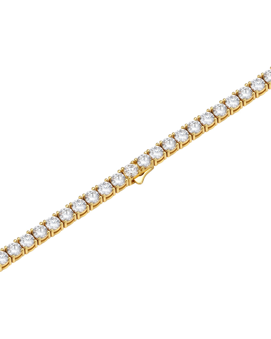 ICE SPARKLER - 4mm Tennis ネックレス (18K Gold)
