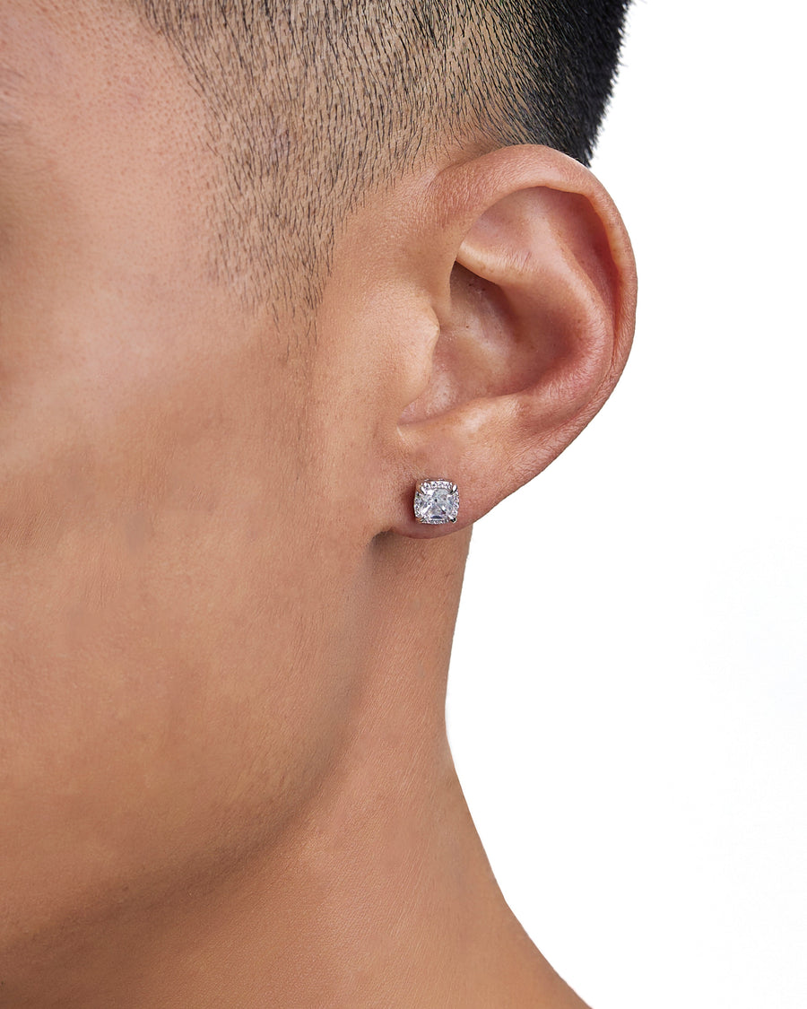 ARCTIC CUT - ピアス (White Gold)