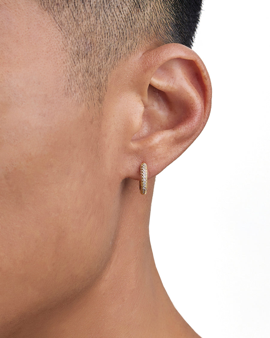 ICE HOOP - ピアス (18K Gold)