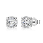 White gold diamond earrings by Iceman Society