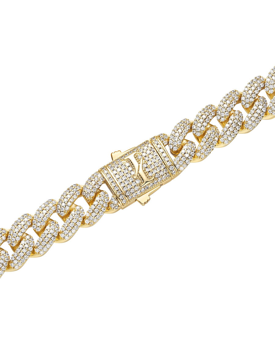 ICEMAN - 12mm キューバネックレス (18K Gold)