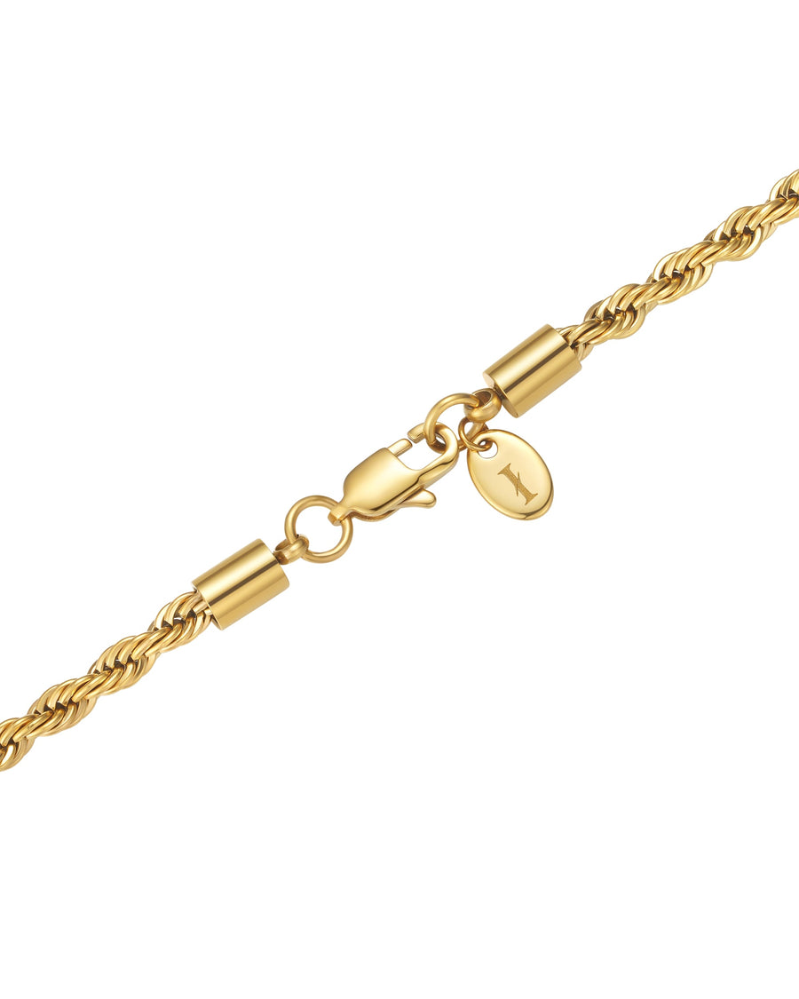 THE ROPE  - 4mm ロープネックレス (18K Gold)