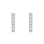 White gold diamond earrings by Iceman Society