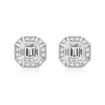 White gold diamond earrings by Iceman Society