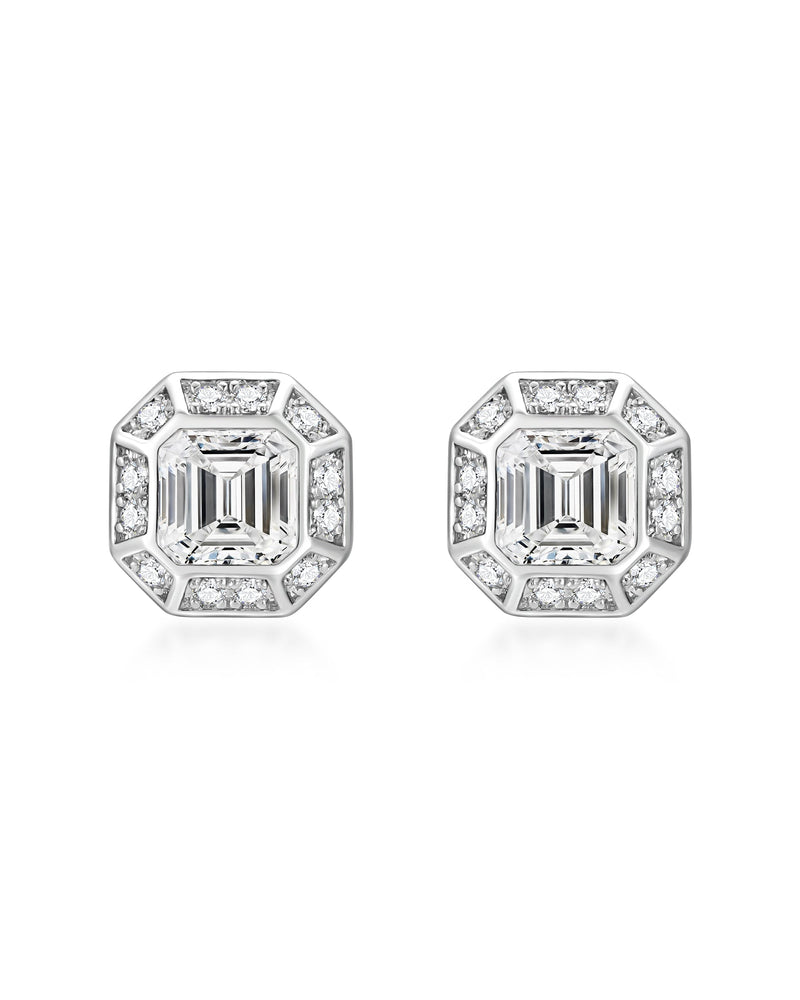 GLACIER BRICK ピアス White Gold 商品写真