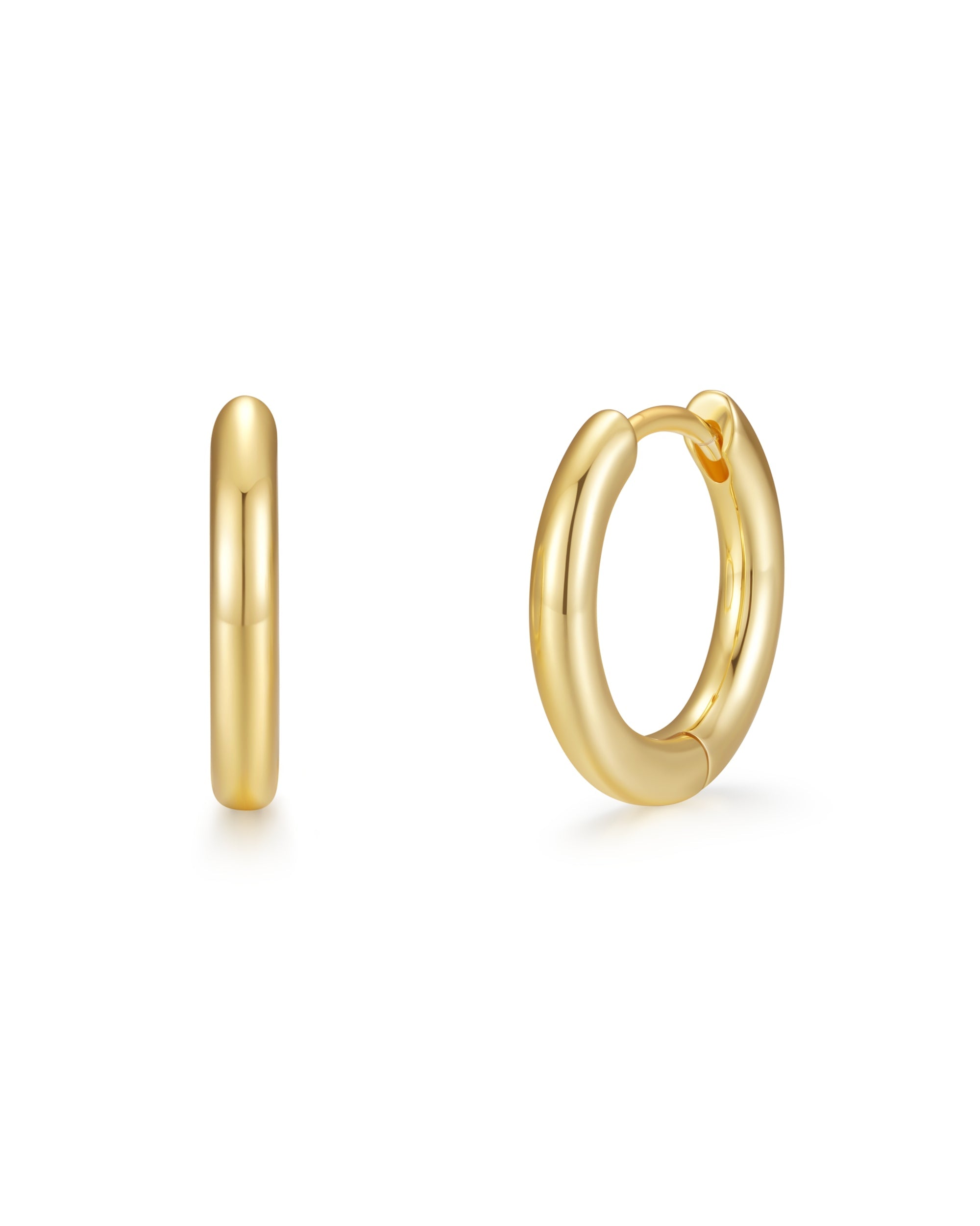 18k gold earrings by Iceman Society