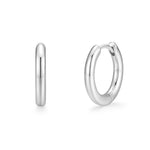 White gold earrings by Iceman Society