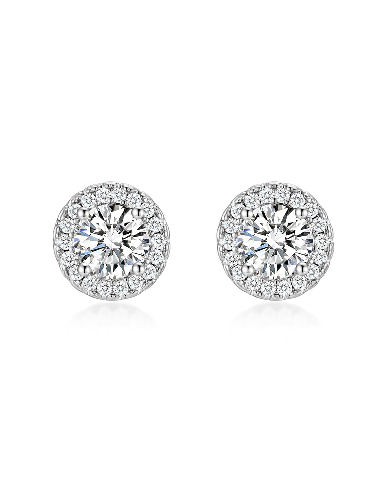 ICE CORE 50PT モアサナイト ピアス White Gold 商品写真