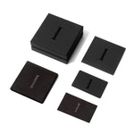 18k gold diamond earrings packaging by Iceman Society