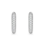 White gold diamond earrings by Iceman Society