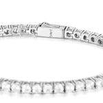 3mm white gold tennis bracelet by Iceman Society