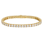 4mm 18k gold tennis bracelet by Iceman Society