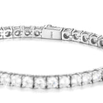 4mm white gold tennis bracelet by Iceman Society