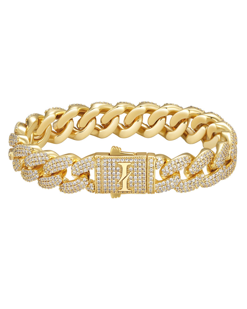 ICEMAN 12mm キューバン ブレスレット 18K Gold 商品写真