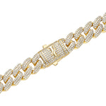 12mm 18k gold iceman cuban necklace by Iceman Society