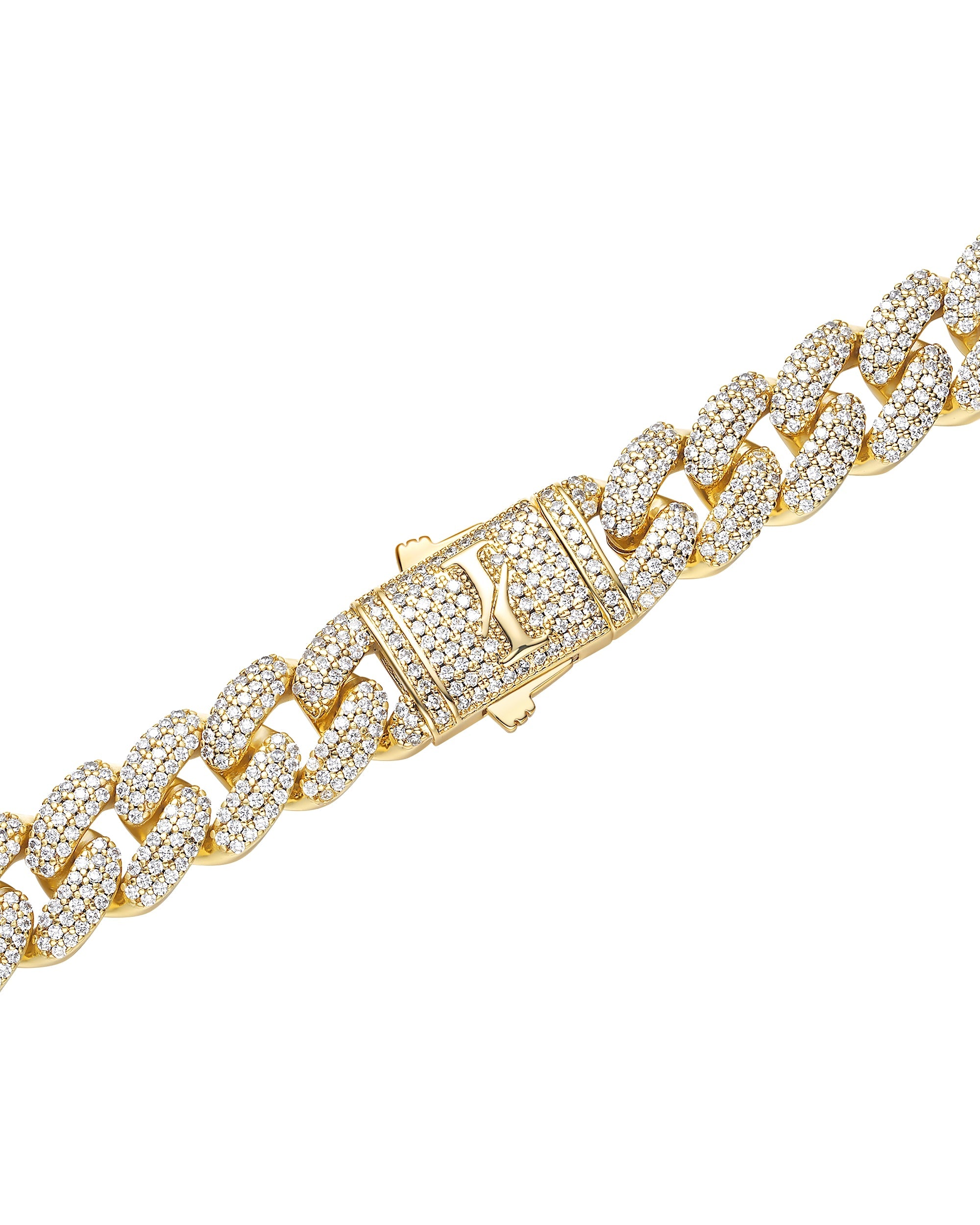 12mm 18k gold iceman cuban necklace by Iceman Society