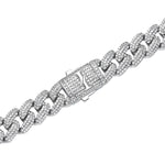 12mm white gold iceman cuban necklace by Iceman Society