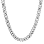 12mm white gold iceman cuban necklace by Iceman Society