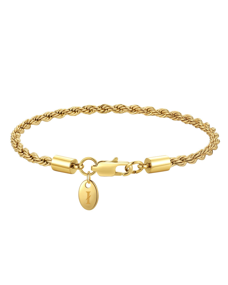 THE ROPE 3mm ロープ ブレスレット 18K Gold 商品写真
