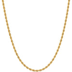 4mm 18k gold rope necklace by Iceman Society