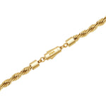 6mm 18k gold rope necklace by Iceman Society