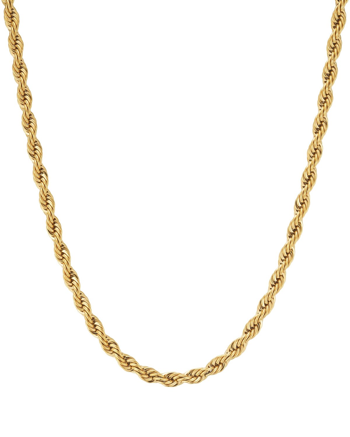 6mm 18k gold rope necklace by Iceman Society